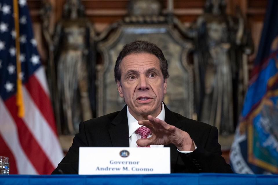 El gobernador de Nueva York, Andrew Cuomo