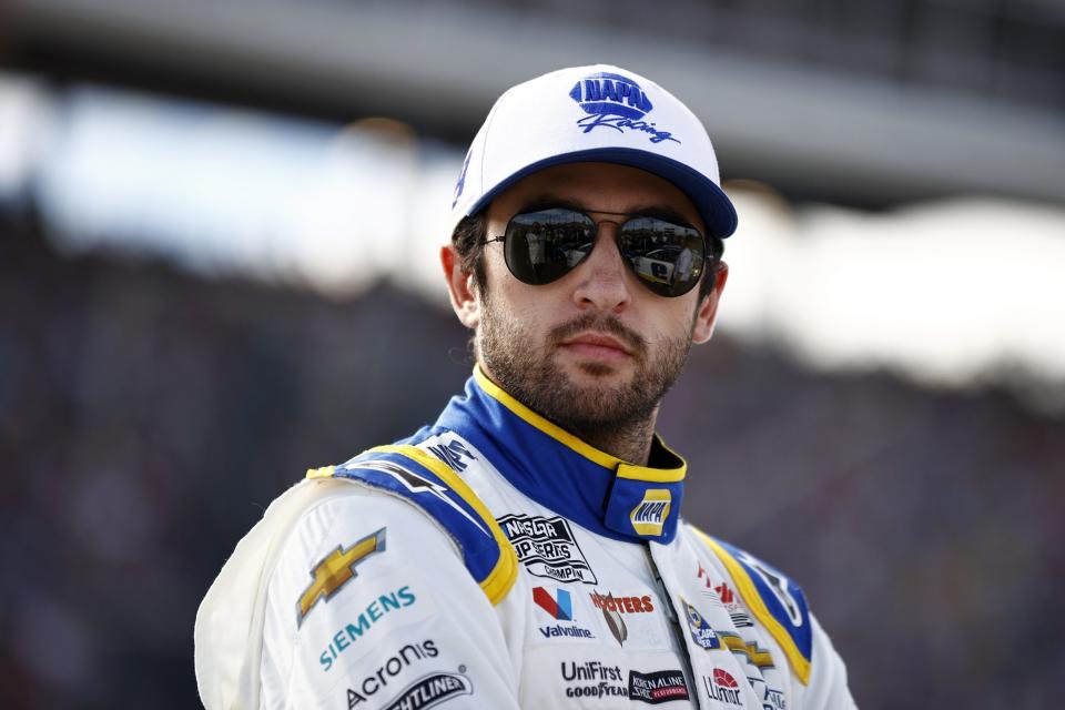 AVONDALE, ARIZONA - NOVEMBER 07: Chase Elliott, driver of the #9 NAPA Auto Parts Chevrolet, waits on the grid prior to the NASCAR Cup Series Championship at Phoenix Raceway on November 07, 2021 in Avondale, Arizona. (Photo by Jared C. Tilton/Getty Images) | Getty Images