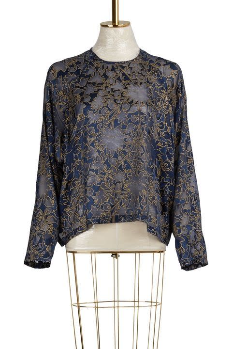 <p><em>Roseanna top</em><em>, </em><span>£415, <a rel="nofollow noopener" href="https://www.24sevres.com/en-gb/hope-top-roseanna_G3SZP?color=blue" target="_blank" data-ylk="slk:24Sévres;elm:context_link;itc:0;sec:content-canvas" class="link ">24Sévres</a></span></p>