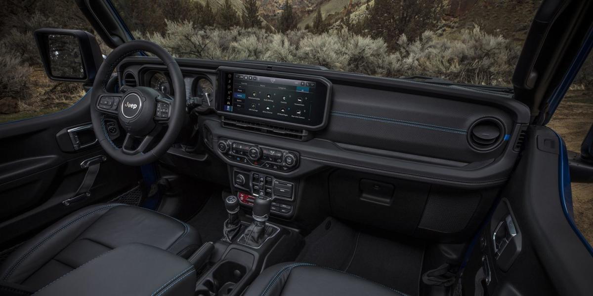 View Interior Photos of the 2024 Jeep Wrangler