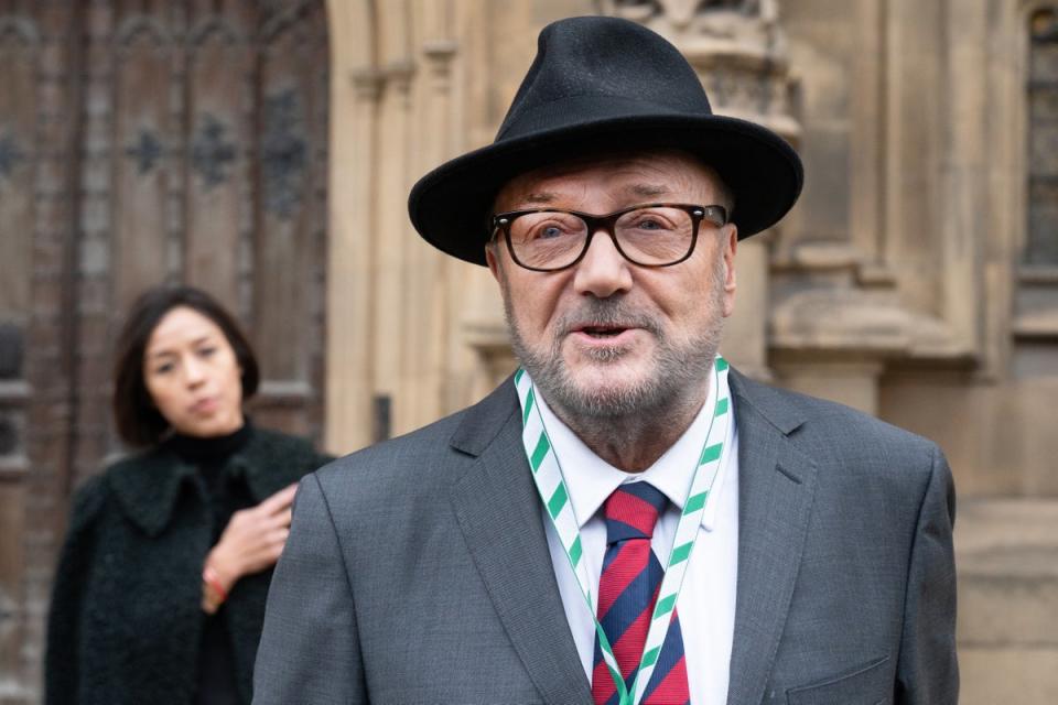 Eyes will be on the Rochdale local elections after George Galloway won the by-election, and pledged to support an alliance of councillors in removing the mainstream parties (Stefan Rousseau/PA Wire)