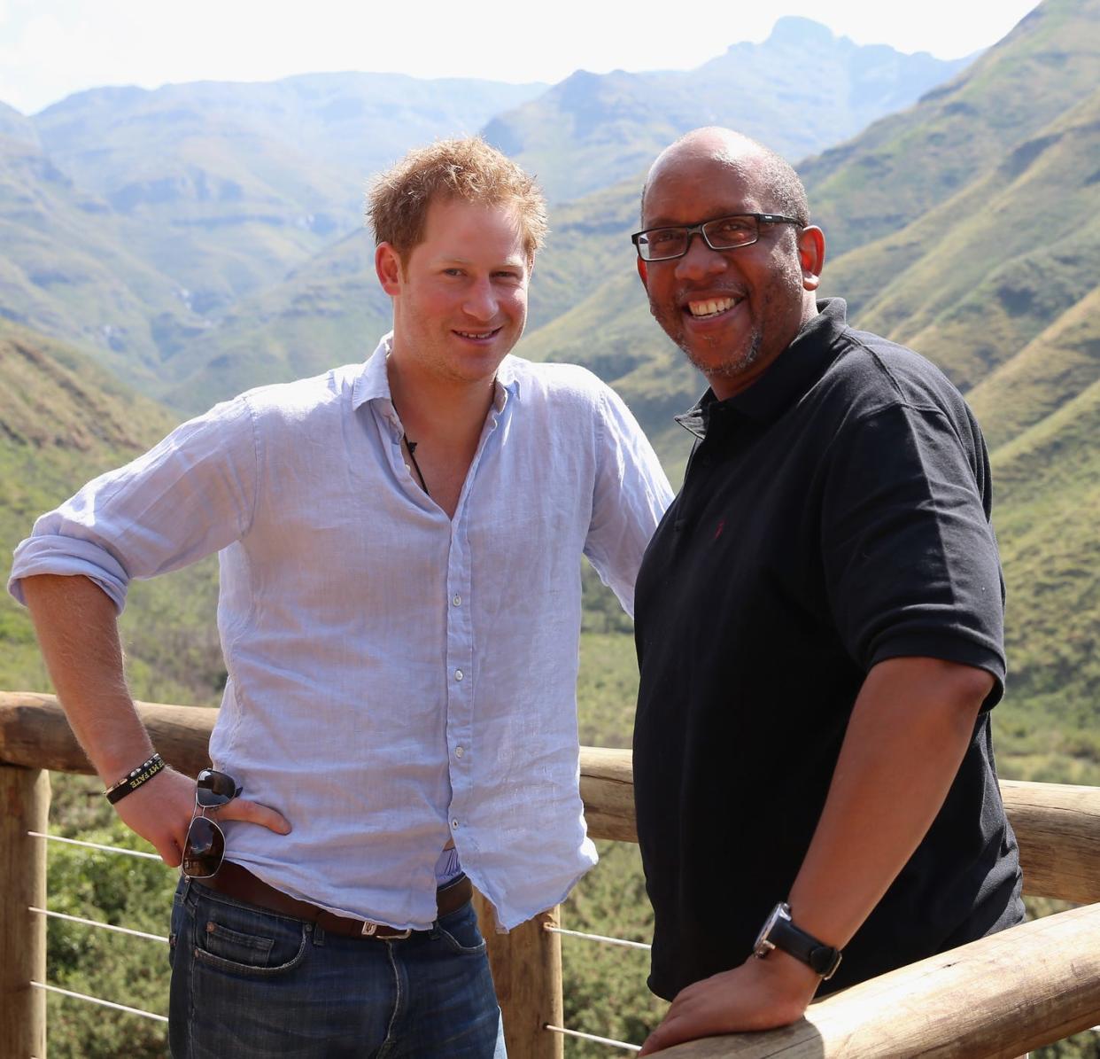 prince harry visits lesotho with his charity sentebale