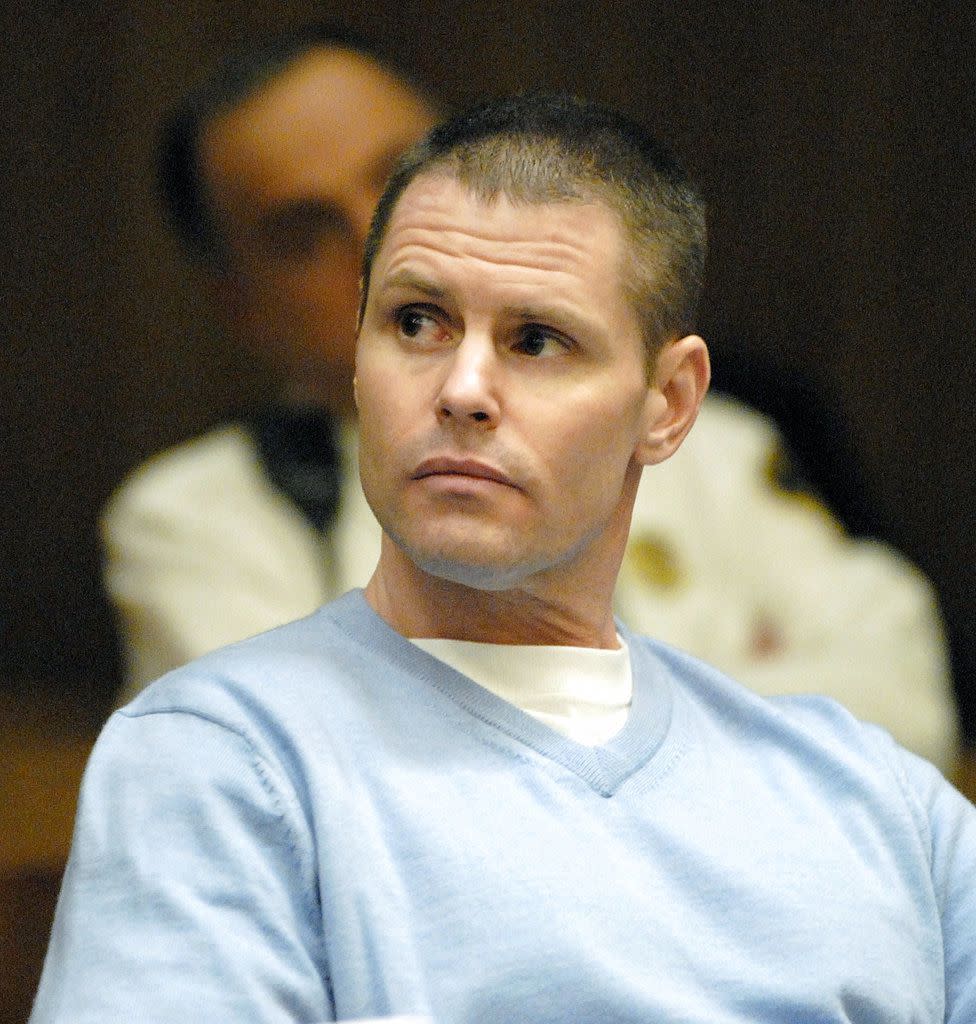 In this April 14, 2009 photo, Fotios "Freddy" Geas appears for a court proceeding in his defense in the Al Bruno murder case, in Springfield, Mass. 