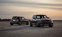 <p>The six-speed-automatic JCW needs 6.2 seconds to reach 60 mph and 14.6 seconds to cover a quarter-mile; the manual car was just a hair behind at 6.4 and 14.7.</p>