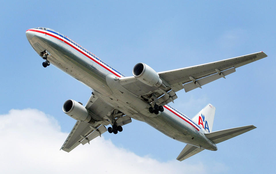 An American Airlines flight was diverted to Kansas City, Mo., due to an allegedly intoxicated passenger refusing to stop doing pull-ups. (Photo: Tim Boyle/Getty Images)