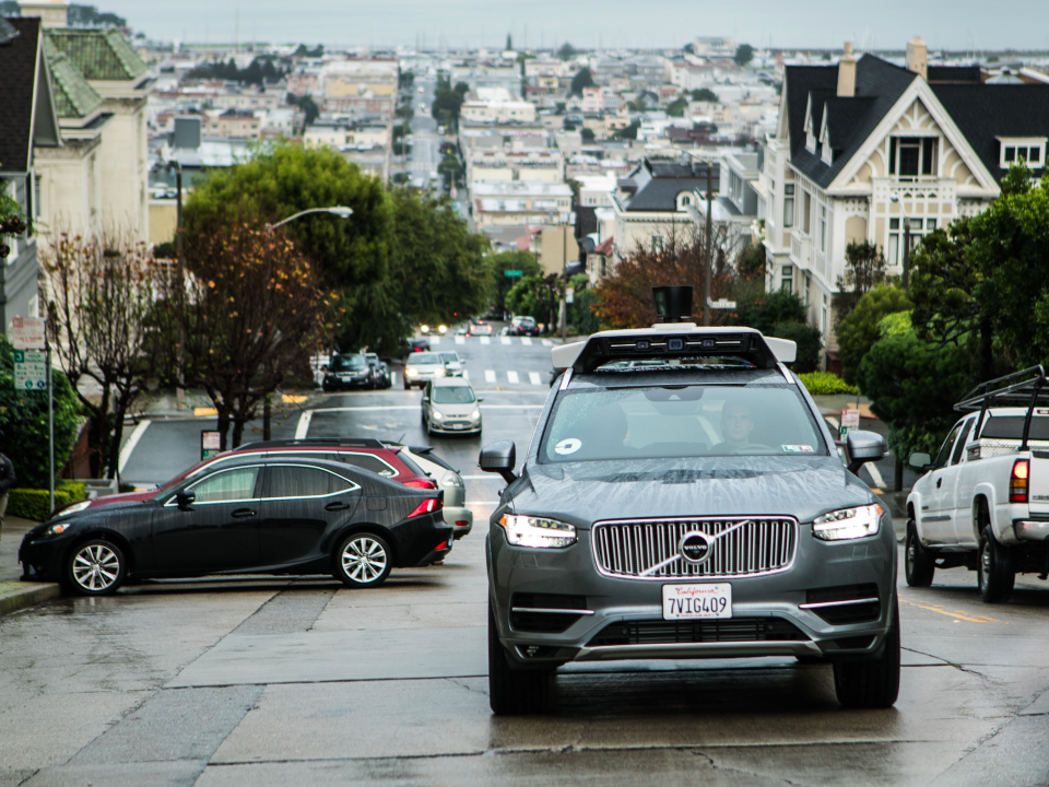 San Francisco Uber self-driving