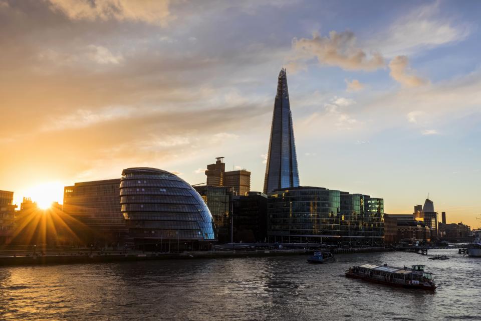 England, London, Southwark, London Bridge City, More London Riverside Office Complex and The Shard (Photo by: Dukas/Universal Images Group via Getty Images)