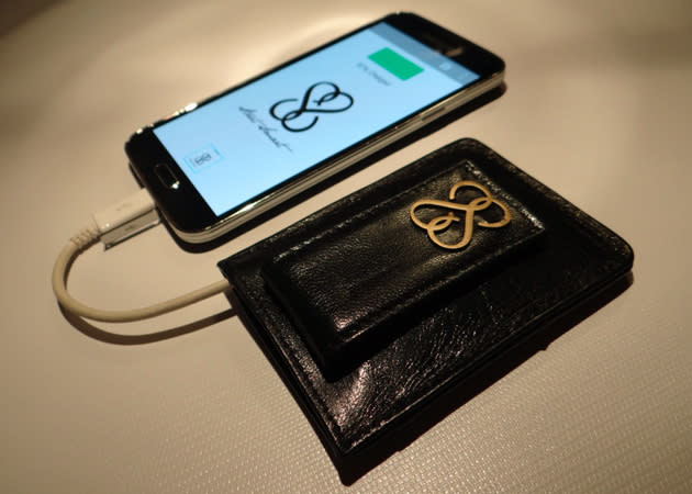 Smart wallet puts an end to lost cash and dead phones
