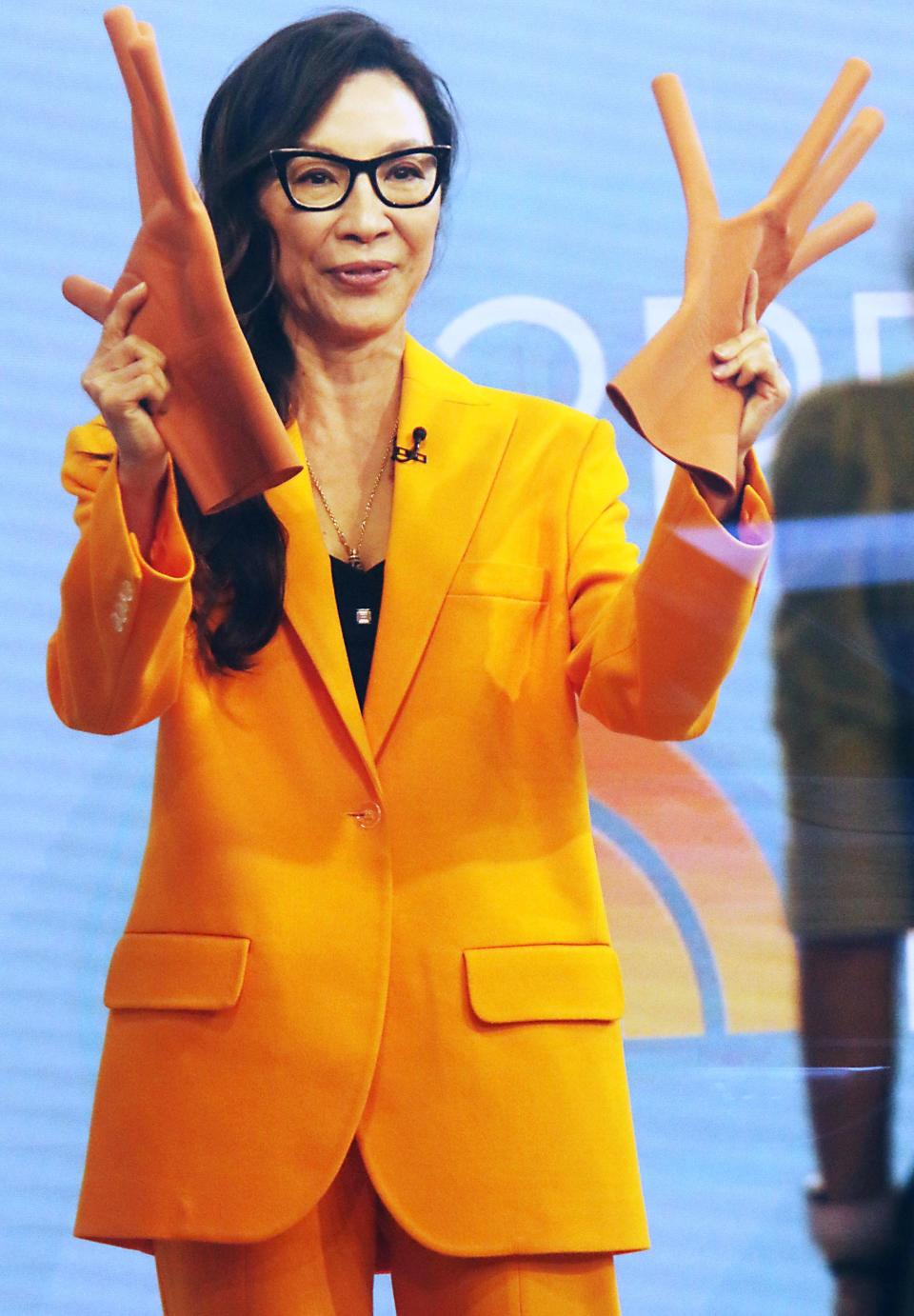 Mandatory Credit: Photo by MediaPunch/Shutterstock (12886155e)
Michelle Yeoh
Michelle Yeoh at 'The Today Show,' New York, USA - 07 Apr 2022