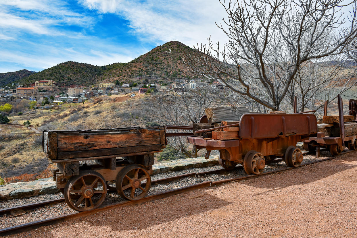 Jerome is an old copper mining town set on the steep slopes of Cleopatra Hill between Prescott and Sedona. Once the fourth largest city in Arizona, it became one of the West's largest ghost towns in the 1950s. Now designated a National Historic District