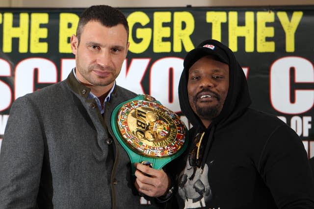 Derek Chisora Vitali Klitschko