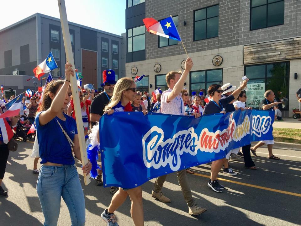 The official National Acadian Day ceremony and Grand Tintamarre was held in Dieppe as part if World Acadian Congress on Aug. 15.