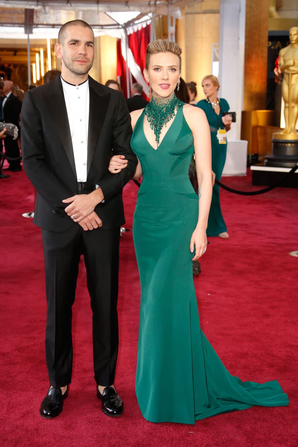 Scarlett Johansson and Romain Dauriac