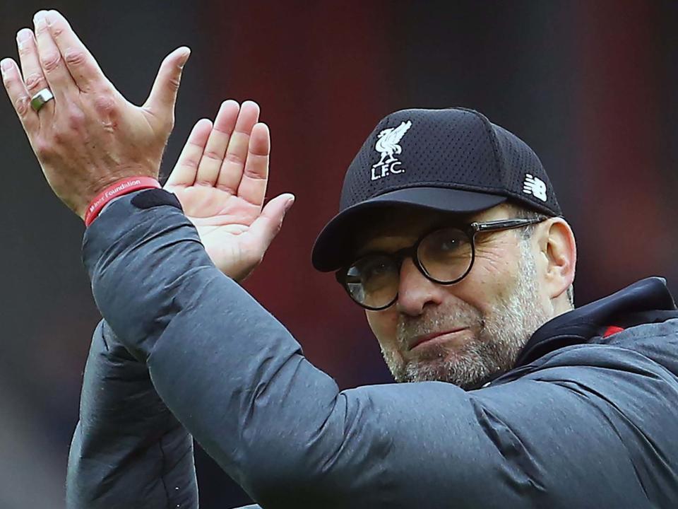 Jurgen Klopp is already planning to avoid Liverpool suffering a drop-off next season: AFP via Getty