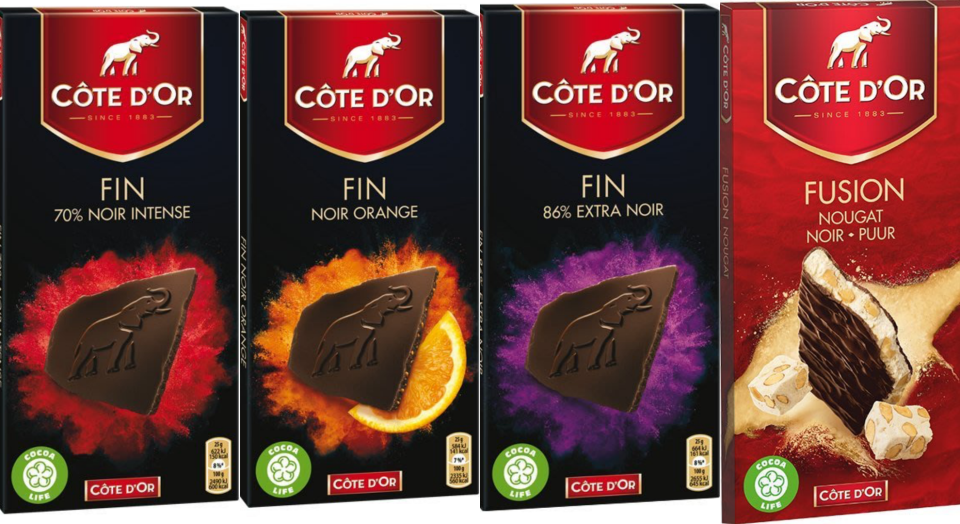 年末世界巧克力大賞6：Cote d'Or 比利時大象牌巧克力（圖片來源：Yahoo奇摩拍賣賣場圖）
