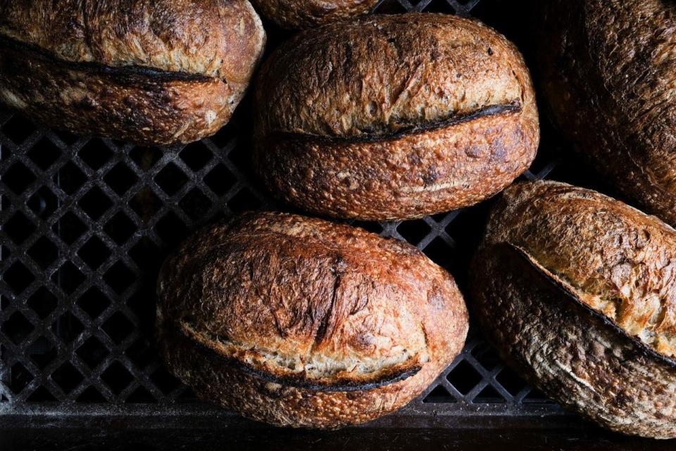 Jed's Bread loaves cause lines to form every Saturday at the Montclair Farmers Market