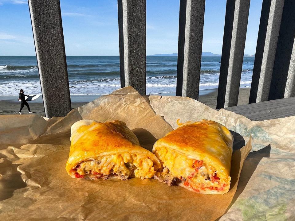 Grilled Cheese Steak Burrito at Taco Bell Pacifica