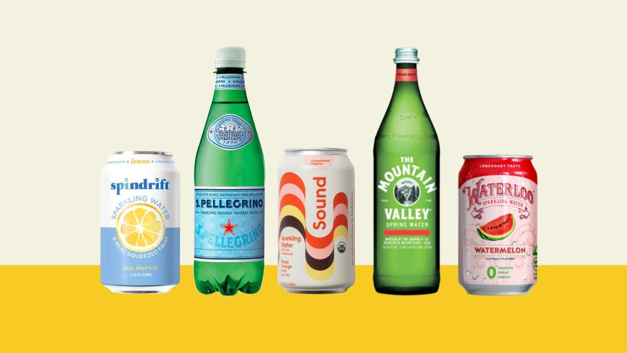 healthiest sparkling water seltzer brands