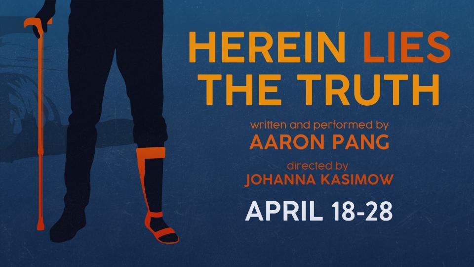 "Herein Lies the Truth," an autobiographical play by Aaron Pang, a current MFA candidate at the Iowa Nonfiction Writers Workshop, challenges audience perceptions about disability and the purpose of sharing personal narratives, debuting at Riverside Theatre.