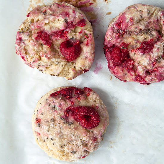 Raspberry-Chia Seed Scones