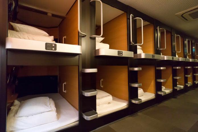 ▲便宜又方便的膠囊旅館是不少人前往日本住宿的第一首選。(Shutterstock)