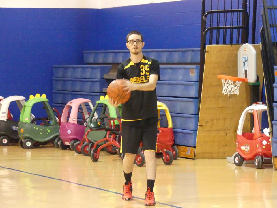 Dale Neff Jr. is a member of the Trailblazers basketball team. He is also the creator of the team's new logo.