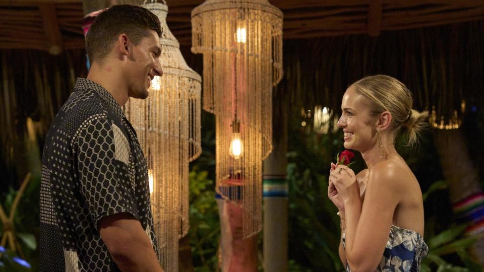 Jess Girod and Tanner Courtad on Bachelor in Paradise.