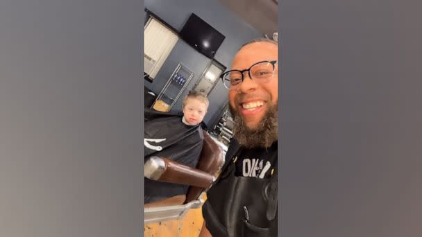 PHOTO: Vernon Jackson and 7-year-old Ellison are the stars of a viral TikTok video. (Courtesy of Vernon Jackson and Julie Eubanks)