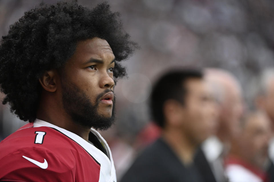 There are issues to address in Arizona, but having Kyler Murray as your quarterback isn't exactly a deterrent for potential head coaches on this market. (AP Photo/David Becker)