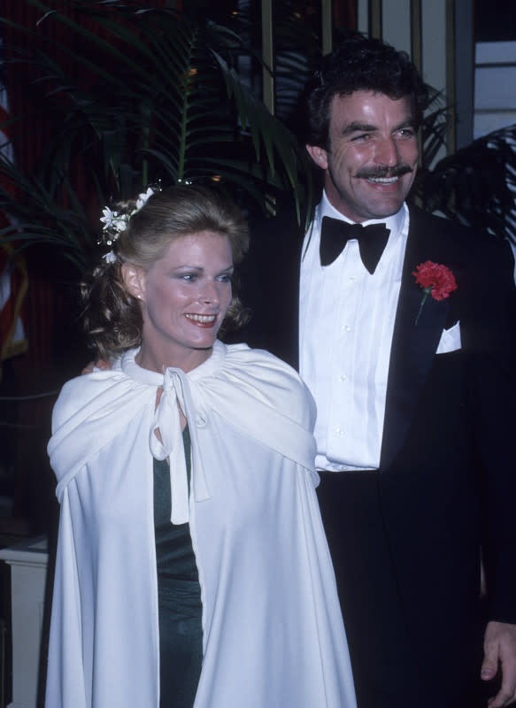 Tom Selleck and Jacqueline Ray<p>Photo by Ron Galella/Ron Galella Collection via Getty Images</p>