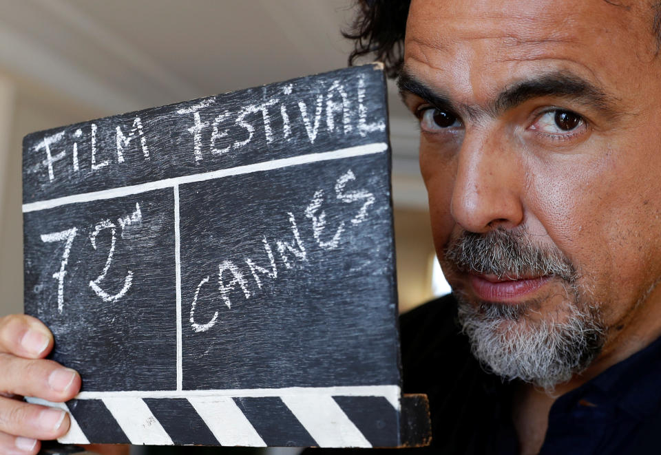 El director mexicano Alejandro González Iñárritu, cuando fungió como presidente del jurado del Festival de Cannes en 2019. (Reuters)