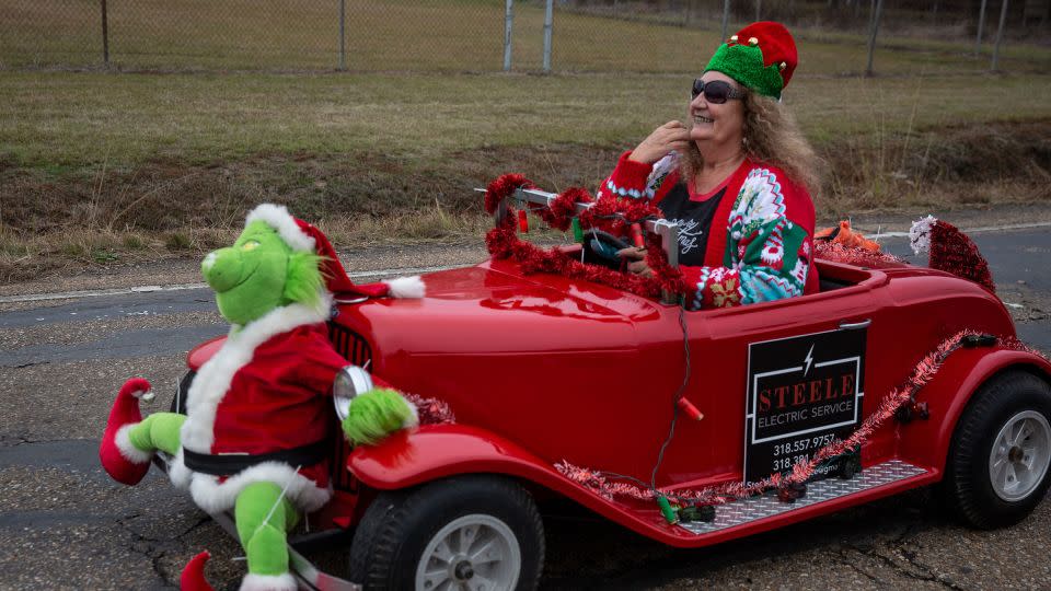 "It’s just not your typical Christmas parade," one participant said of the redneck-fest. - Deborah Brunswick/CNN