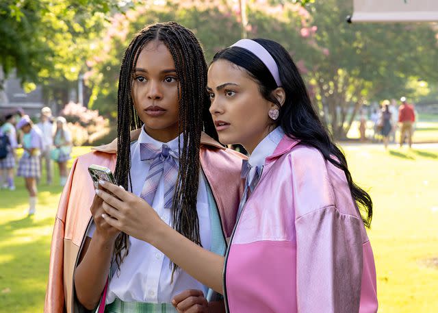 Kim Simms/Netflix Alisha Boe and Camila Mendes in 'Do Revenge,' 2022