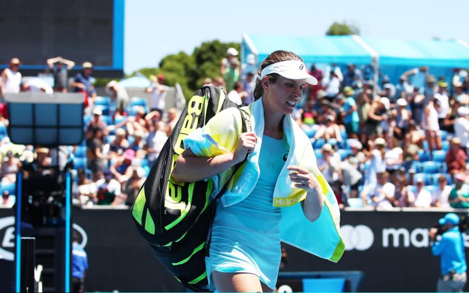 Johanna Konta suffers shock defeat at Australian Open to 'lucky loser' Bernarda Pera