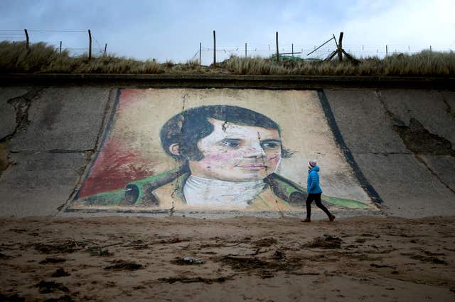 Robert Burns mural