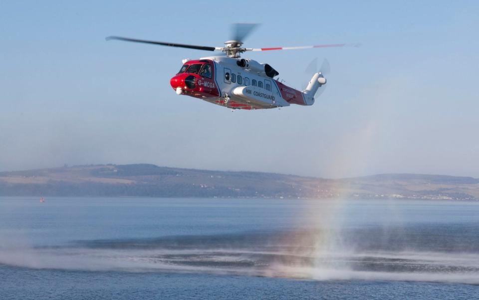The UK Coastguard said it was coordinating a search operation in the Caernarfon Bay area of North Wales. - PA