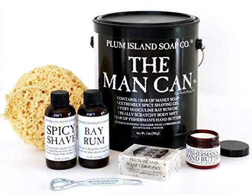 Plum Island Soap Company "The Man Can" All Natural Bath and Body Gift Set for Men