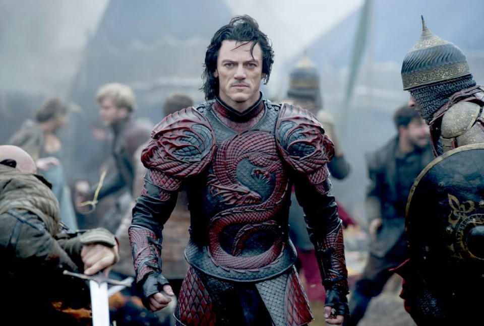 Luke Evans storms through a battlefield in "Dracula Untold"