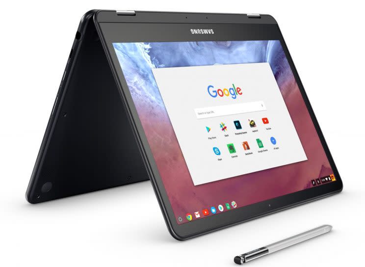 Samsung's Chromebook Plus and Pro can use Android apps.