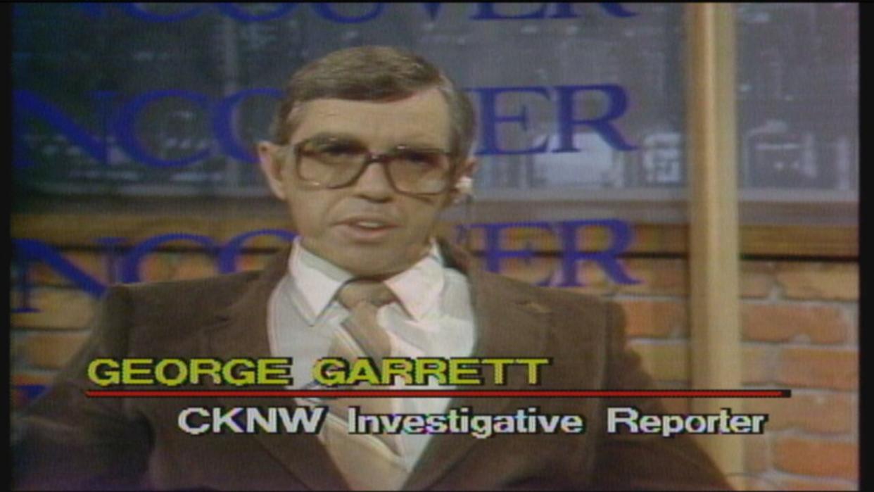 Well-known B.C. journalist and radio personality George Garrett has died at the age of 89 after living with cancer. (CBC Archives - image credit)