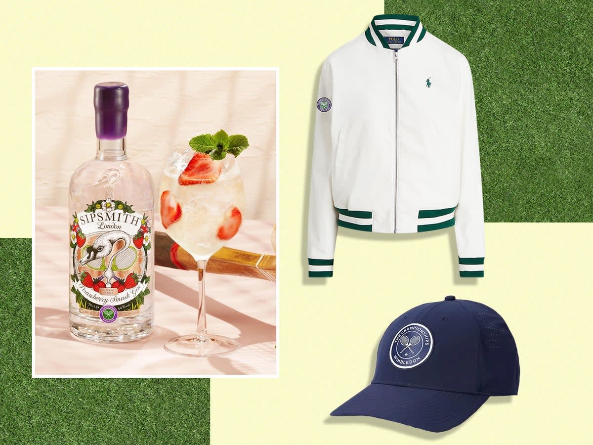 Get in the Grand Slam spirit with branded apparel, Champagne and more ahead of 27 June (iStock/The Independent)