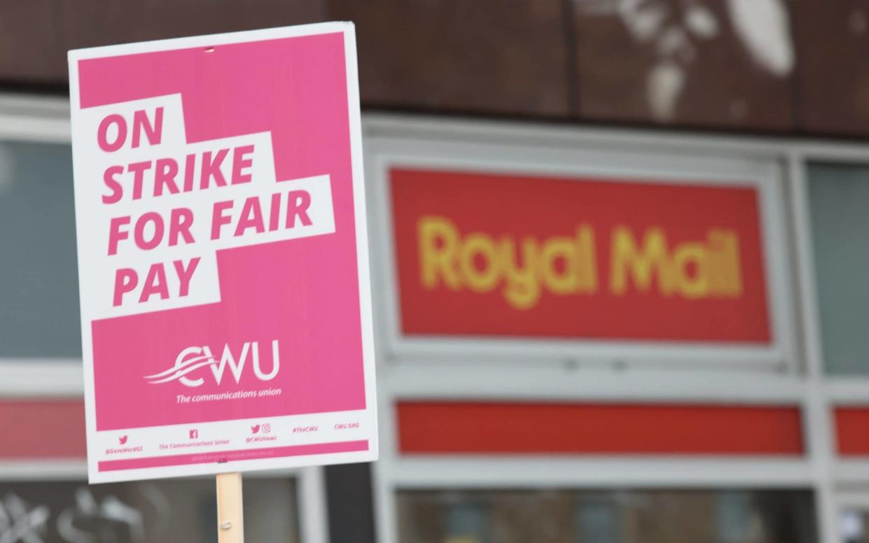 CWU Royal Mail postal worker strike - James Manning /PA