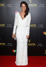 <p>Michala Banas wowed in white on the 2013 AACTAs red carpet. Stunning!</p>