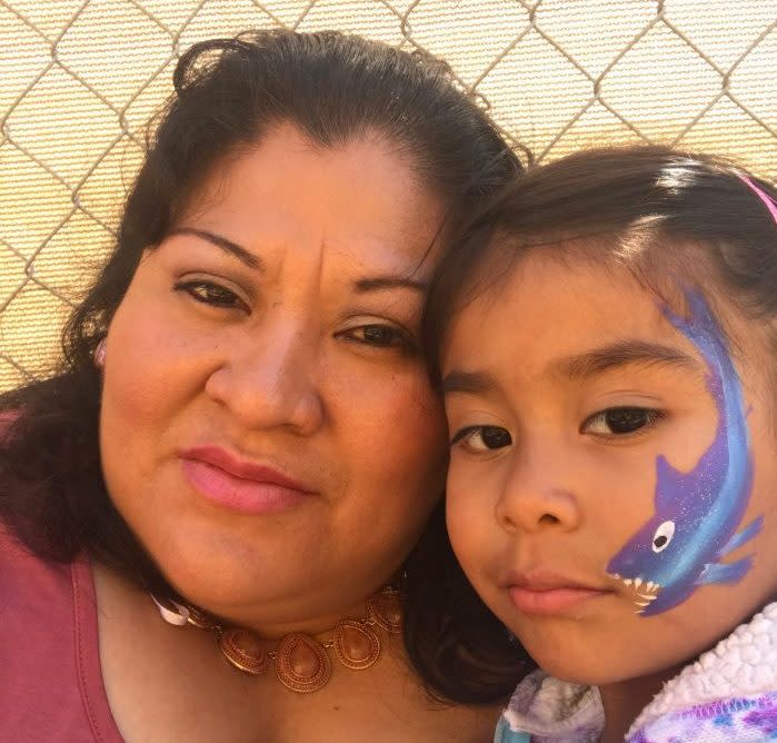 Vicenta Martinez and 8-year-old Erin (Courtesy of Vicenta Martinez)