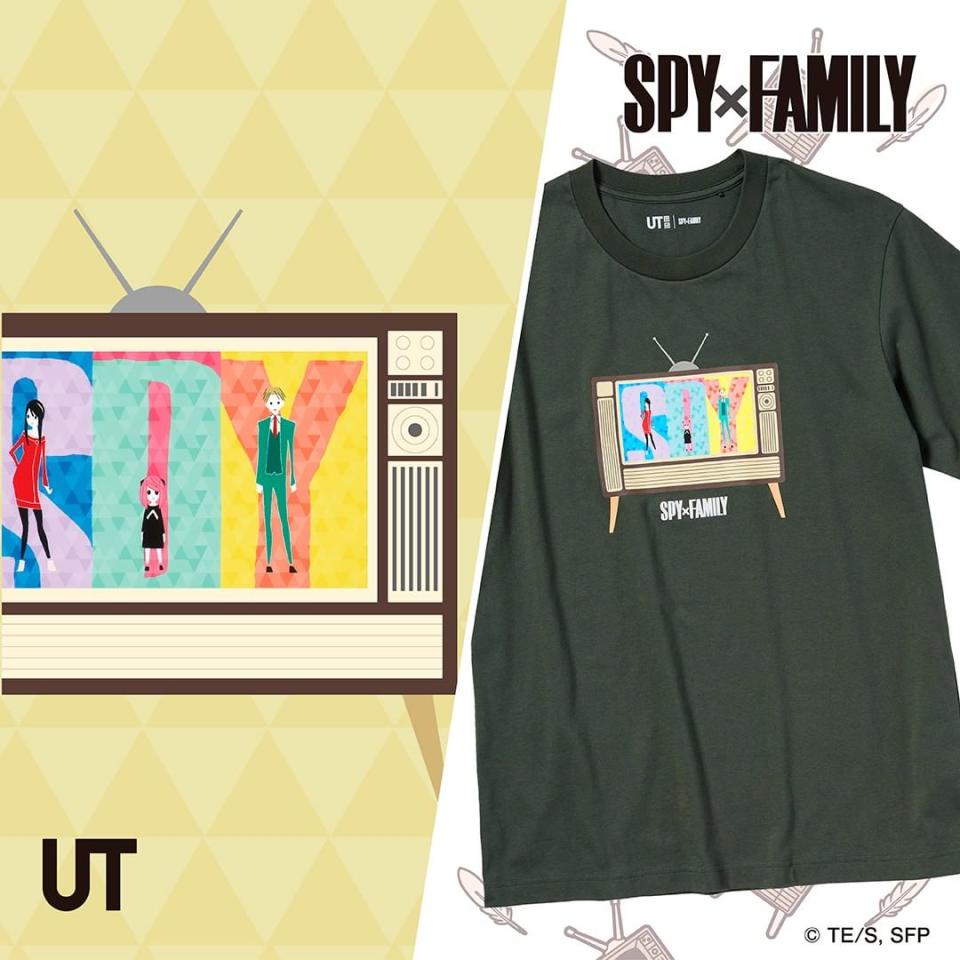 Uniqlo Spy x Family UT 聯名第二彈12月登場！全新圖樣安妮亞Tee率先睇