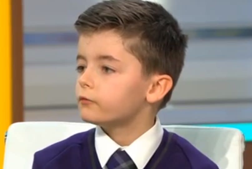 Charley Thomas: The schoolboy recited Pi to 258 decimals (Good Morning Britain/ ITV)