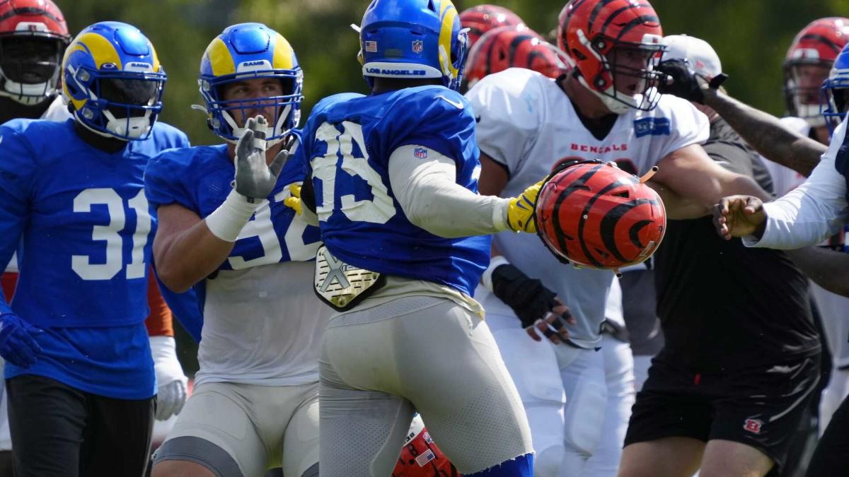 Aaron Donald touching Joe Burrow was as dramatic as things got for Bengals,  Rams