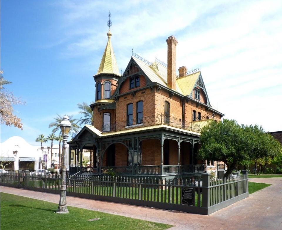 The Rosson House was built in 1895 by Phoenix doctor and Mayor Roland Rosson in the elaborate brick Victorian style of the time.