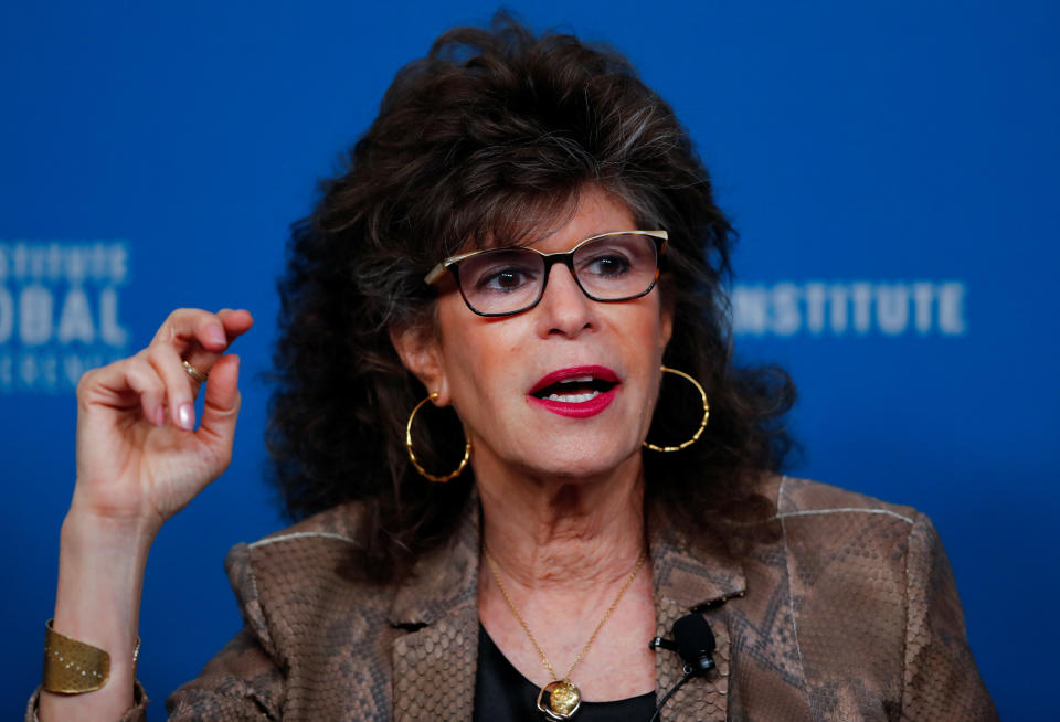 Shoshana Zuboff speaks during the Milken Institute's 22nd annual Global Conference in Beverly Hills, California, on April 30. (Photo: Mike Blake / Reuters)