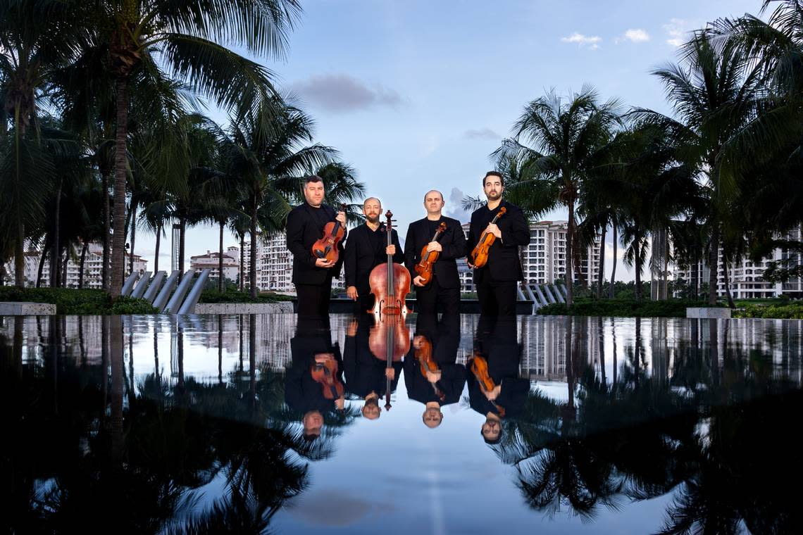 Florida International University’s Ensemble-In-Residence, the Amernet String Quartet, performs a two-day all-Brahms program.